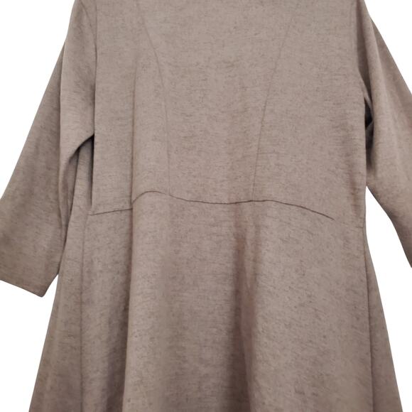 Studio Works Cardigan Sweater Women's Large Brown Office Open Front Soft Cozy - Picture 5 of 10